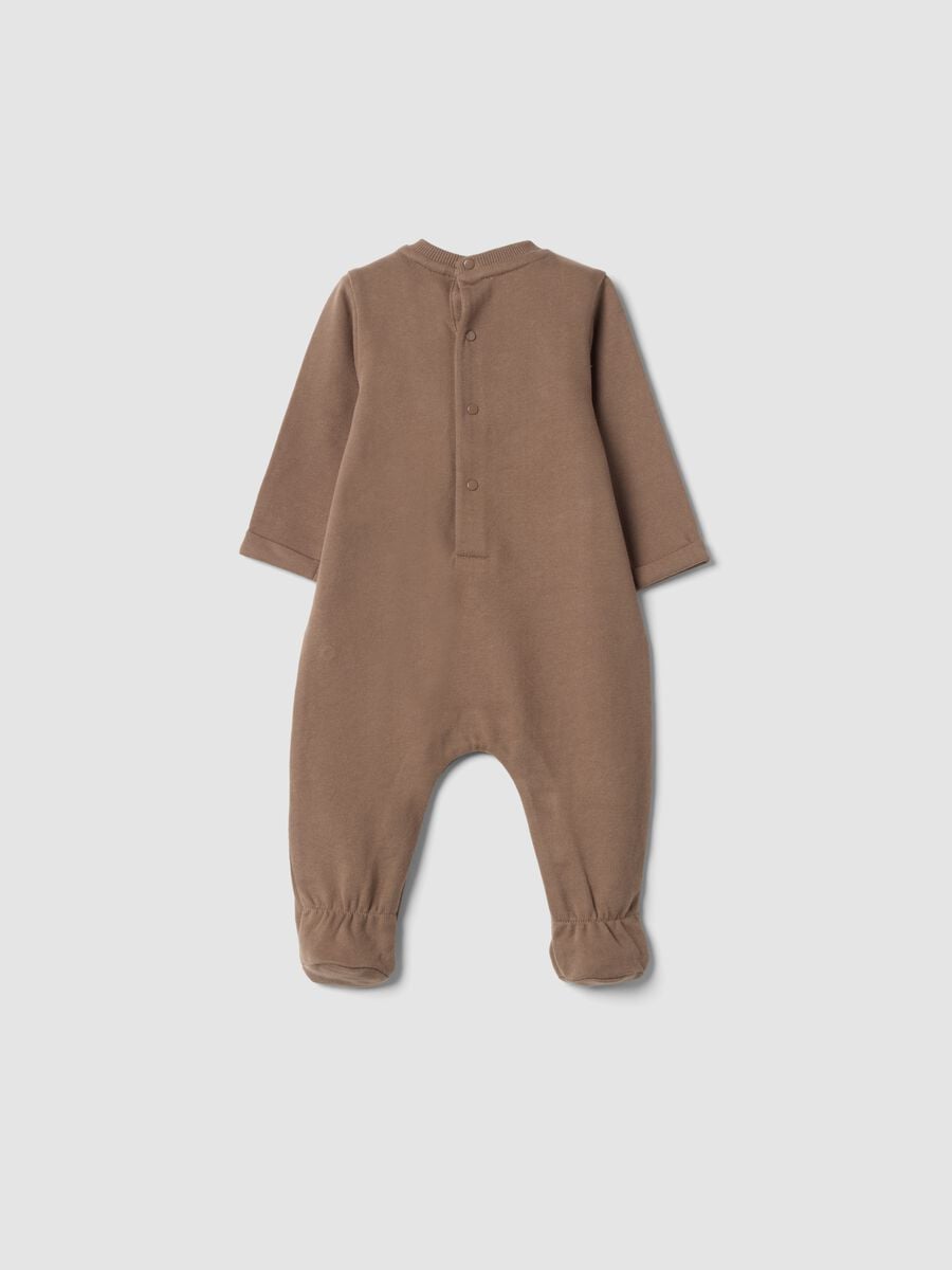 Tutina marrone chiaro in puro cotone organico_1