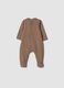 Tutina marrone chiaro in puro cotone organico_1