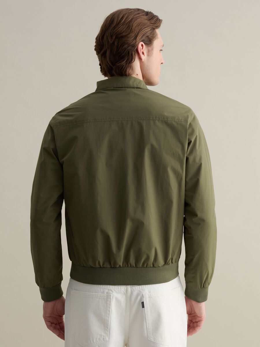 Full-zip bomber jacket with high neck_2