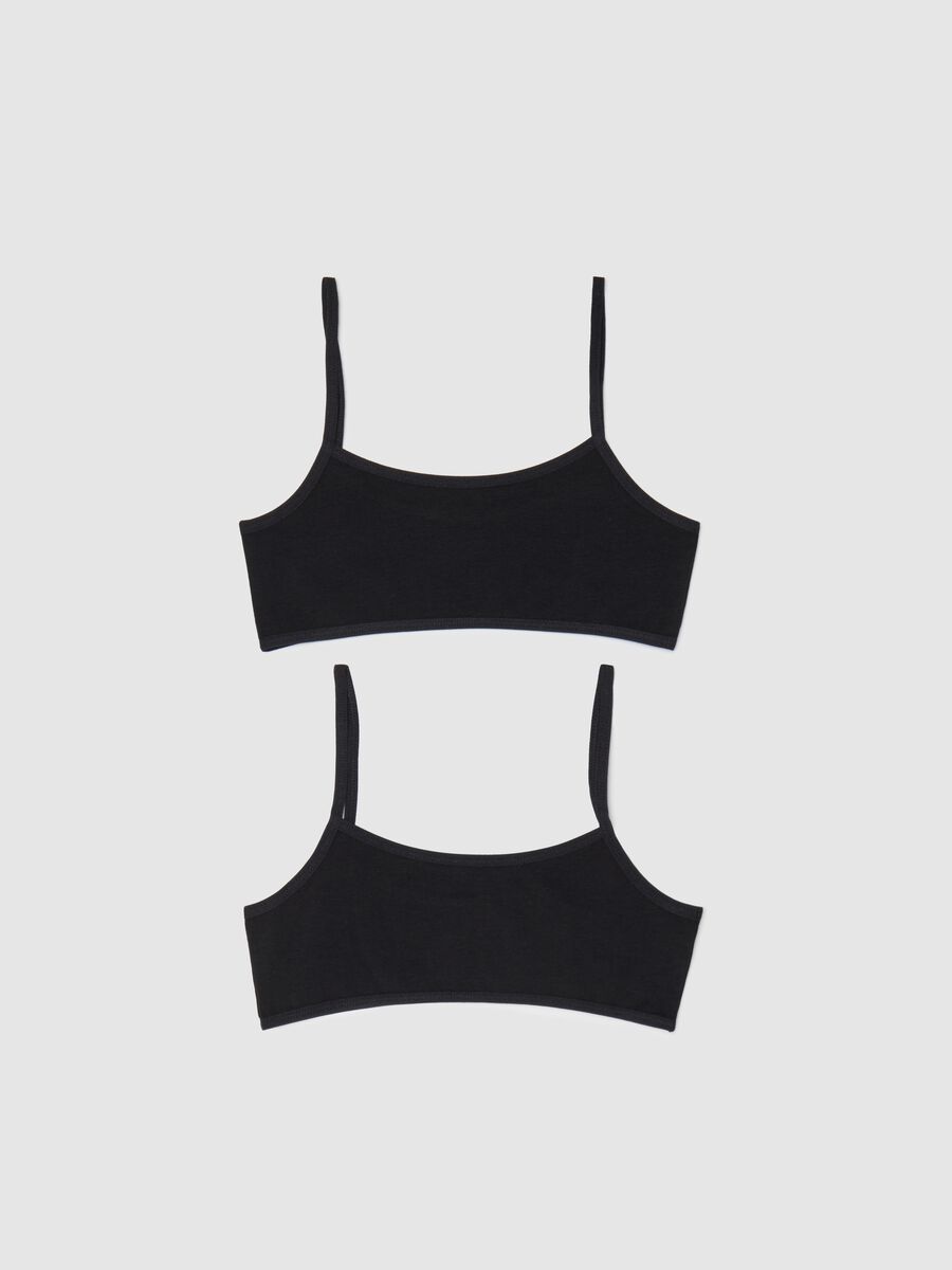 Bipack top intimi in cotone stretch_0