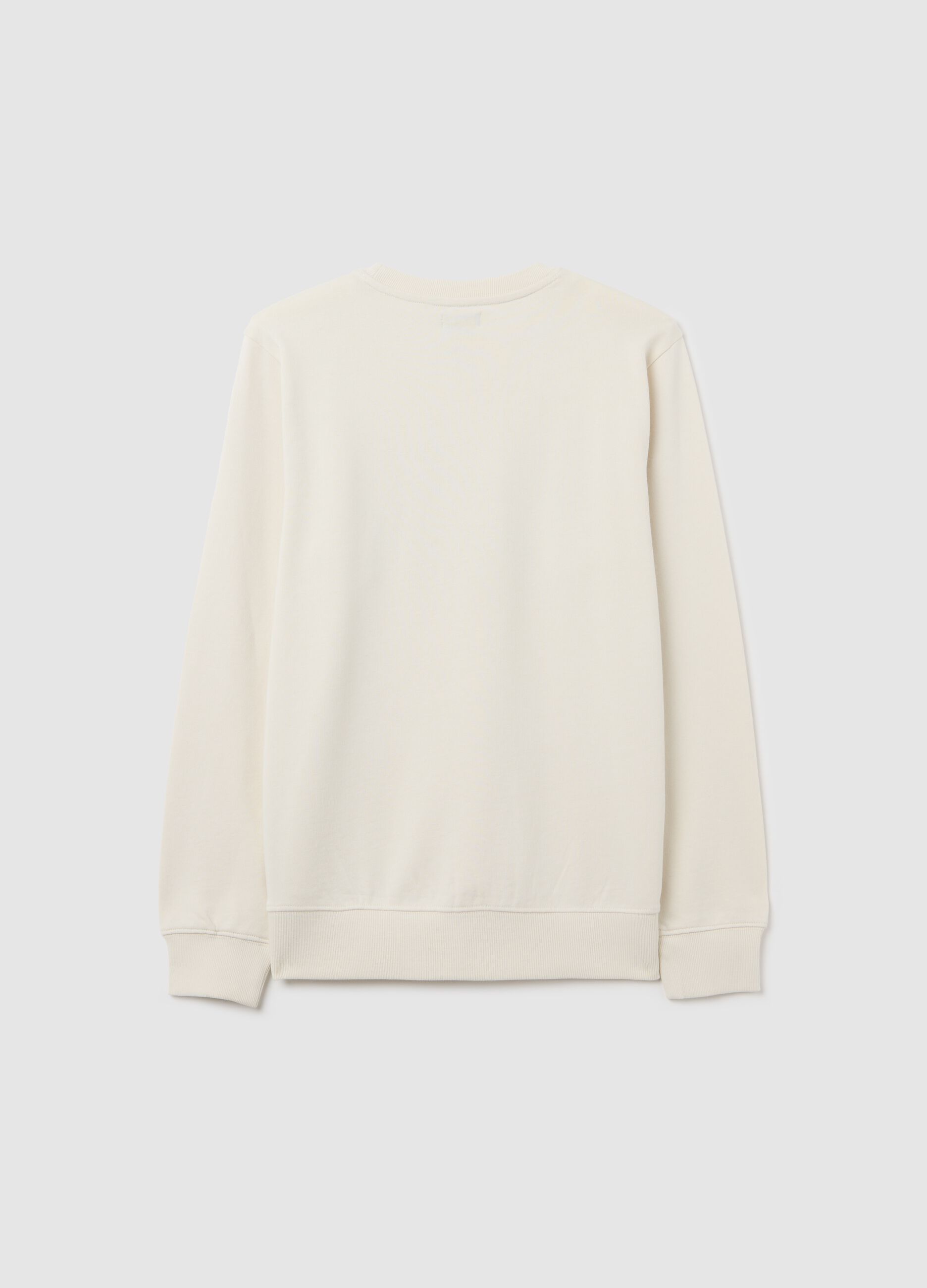 French terry sweatshirt with "SKT" print