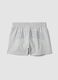 Shorts in misto cotone con coulisse_1