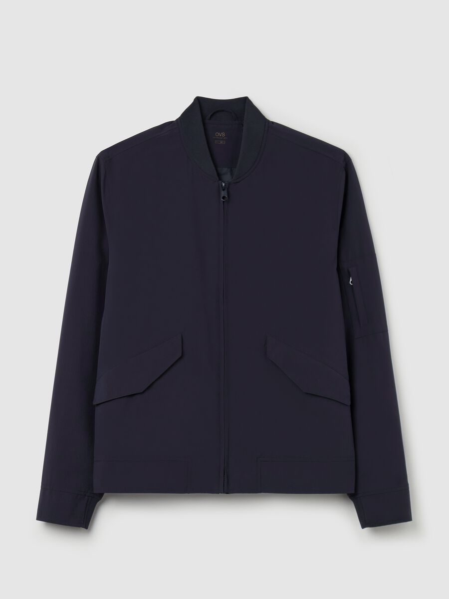 Lightweight full-zip bomber jacket_4