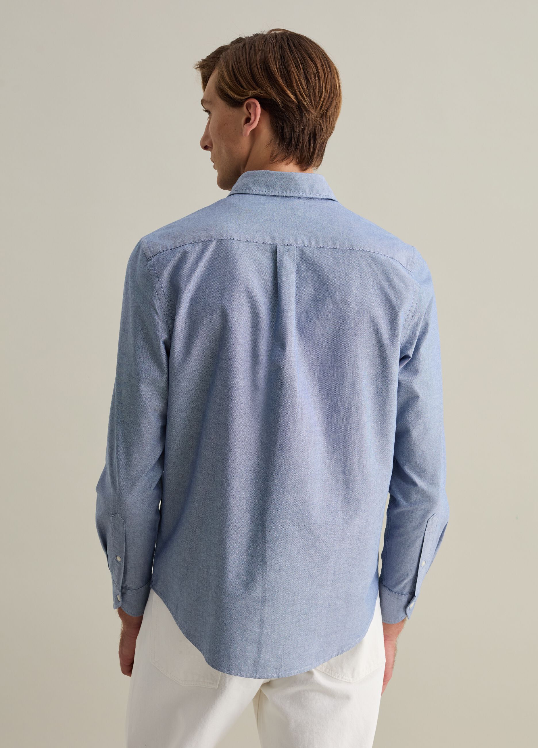 Camicia in cotone oxford button-down