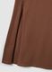 Abito midi marrone in cotone elasticizzato_5