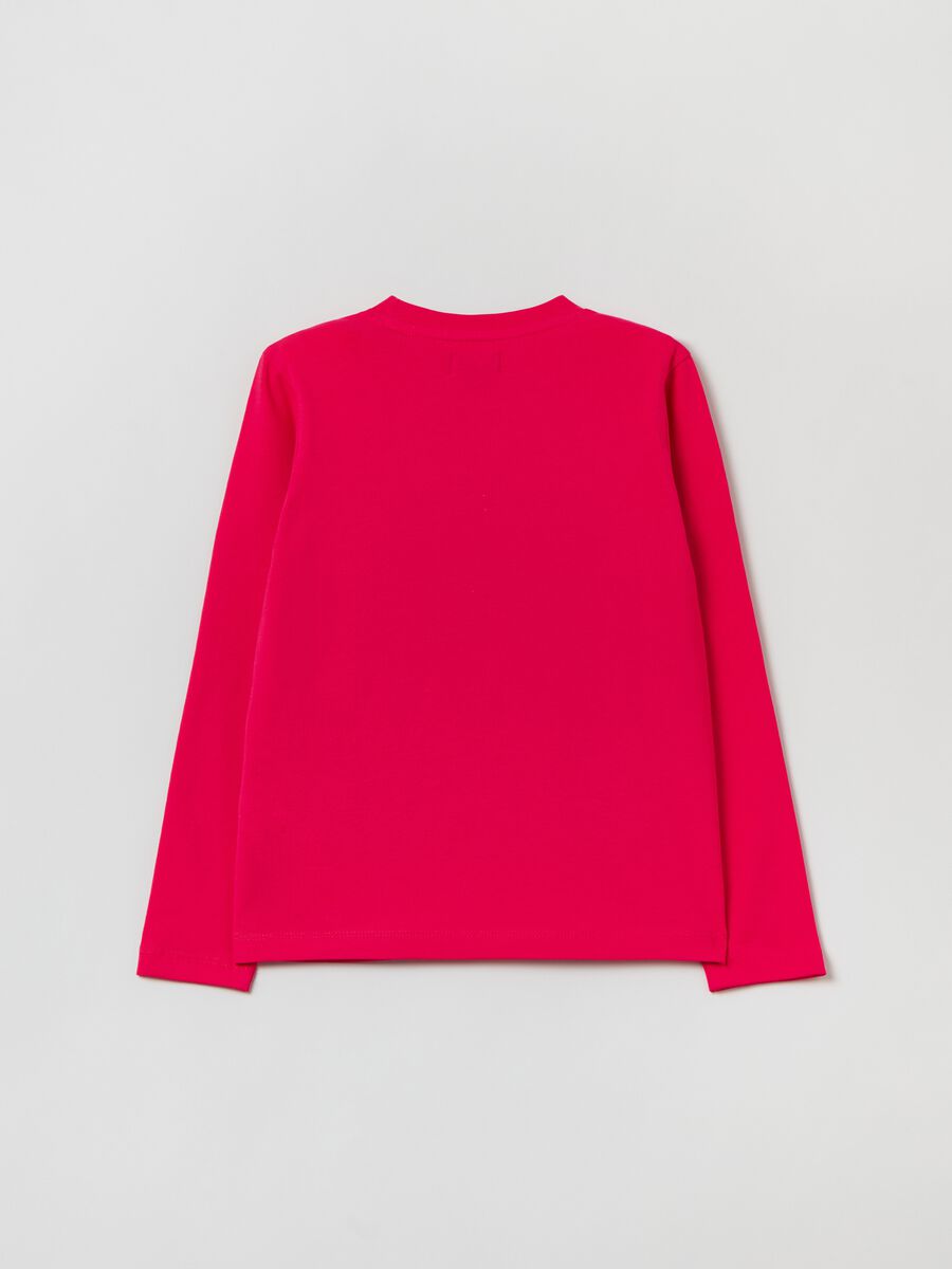 T-shirt a maniche lunghe con ricamo logo _4