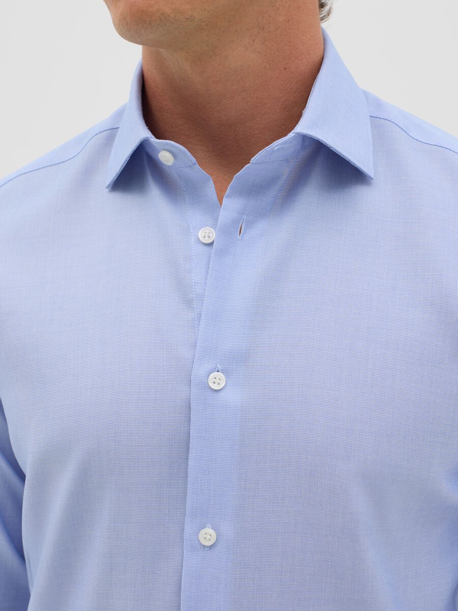 Light blue easy-iron slim-fit shirt_2