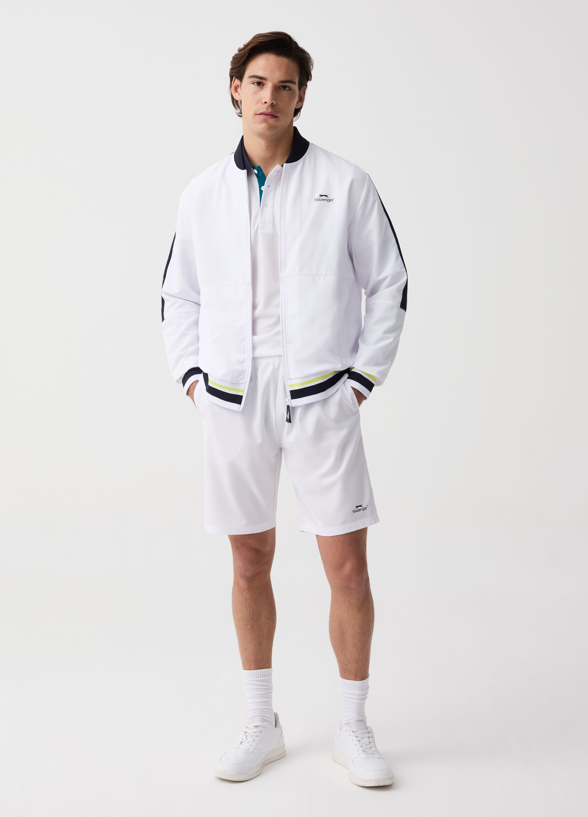 Slazenger quick-dry full-zip tennis sweatshirt