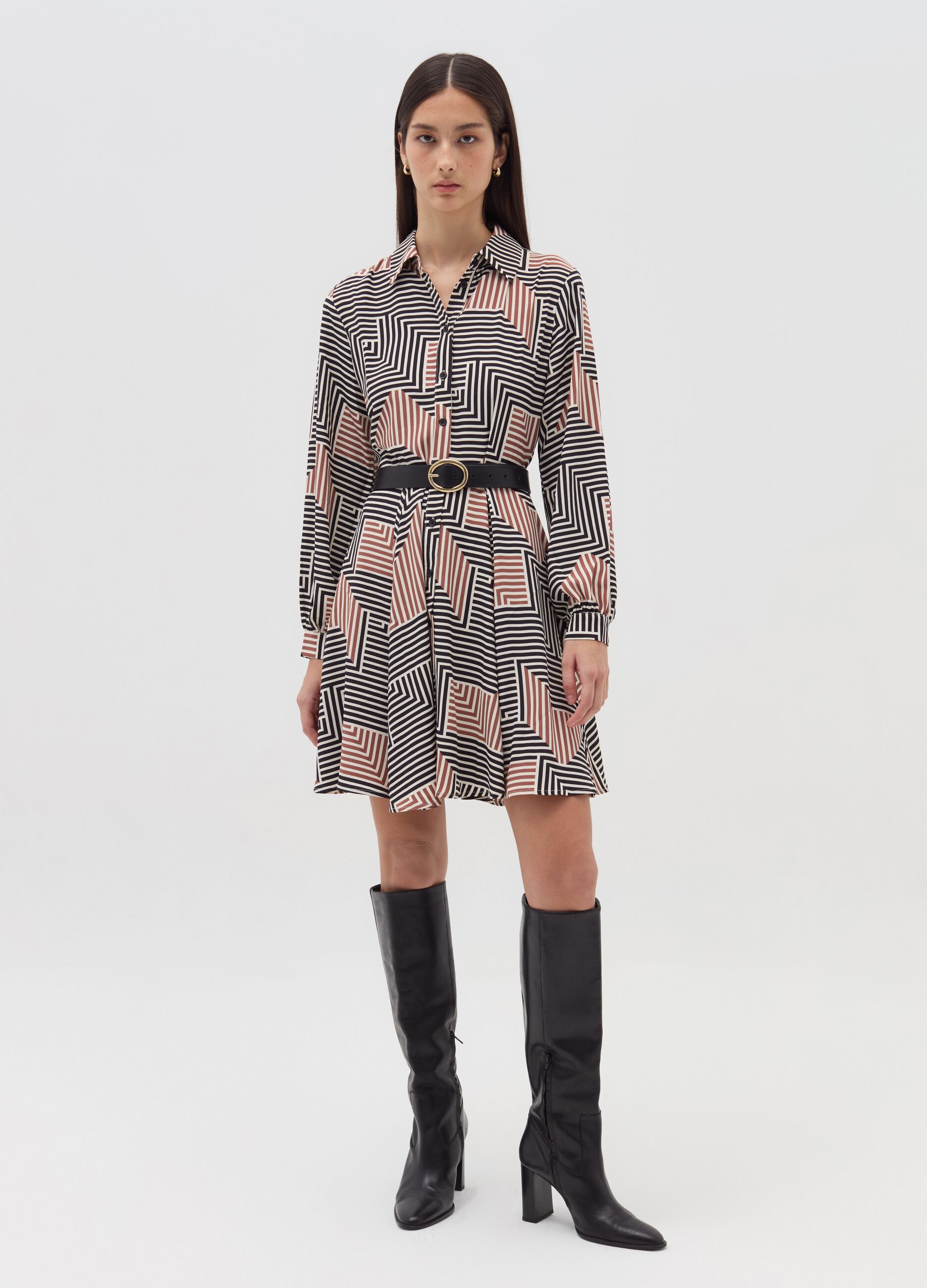 Vestito chemisier corto new arrivals