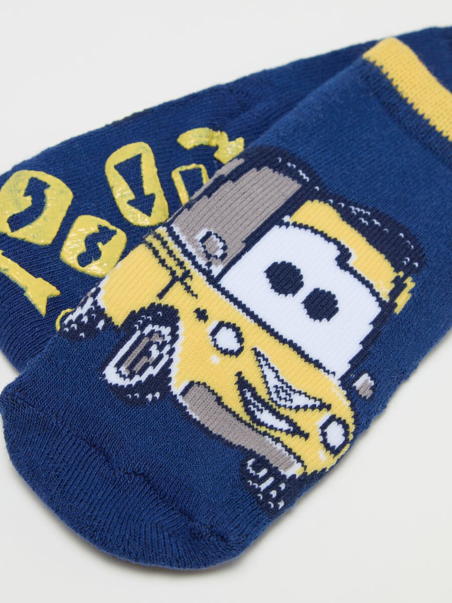 Two-pack slipper socks with Cars design_2