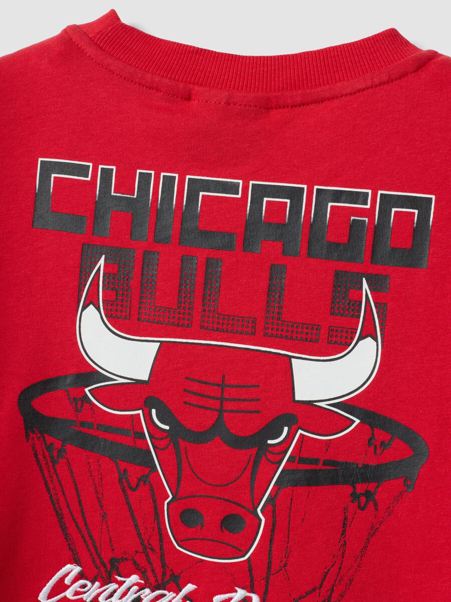 Red short-sleeved pure cotton T-shirt_3