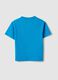 Boys' blue pure cotton regular fit T-shirt with print_1