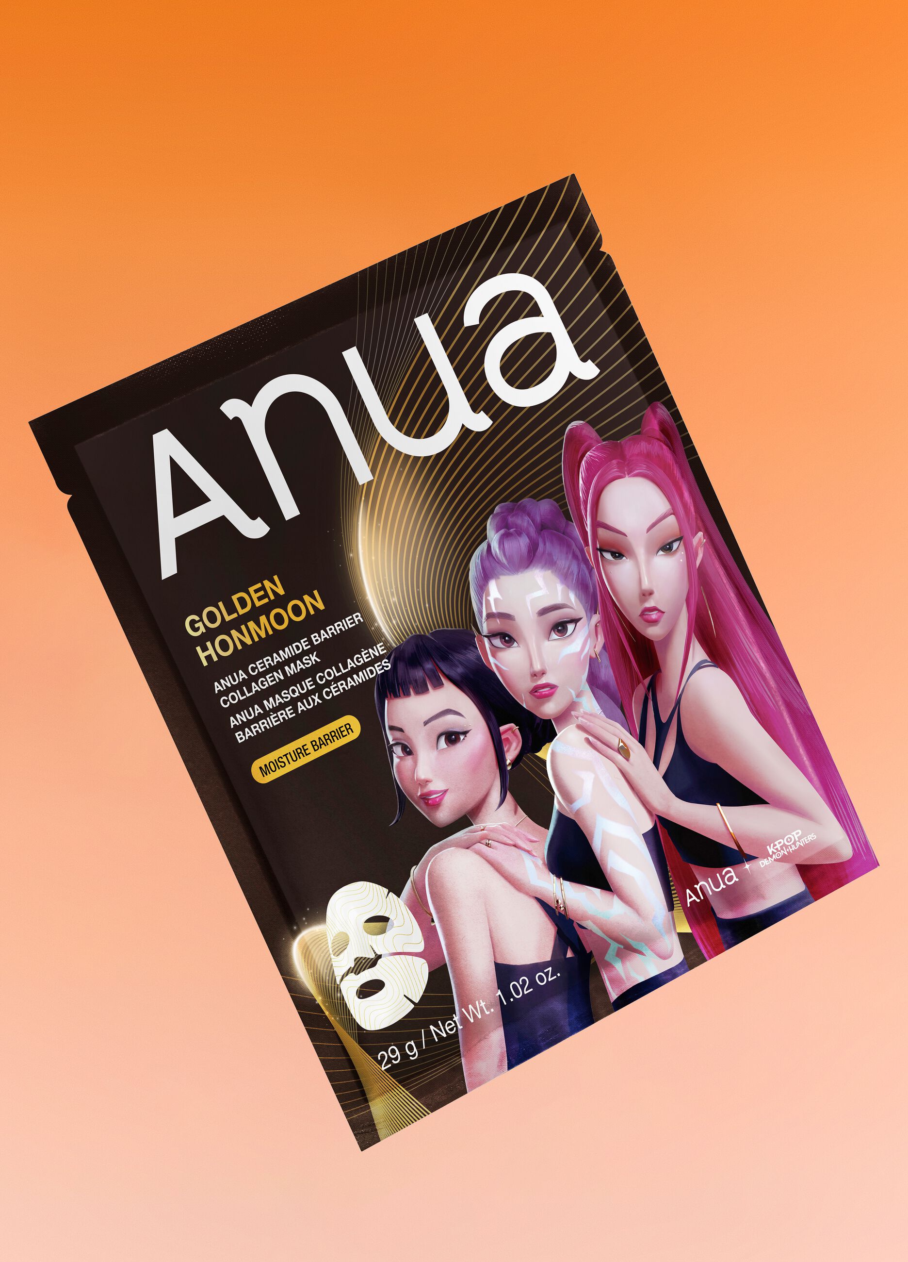 Ceramide Barrier Collagen Mask 29G | Anua K-Pop Demon Hunters