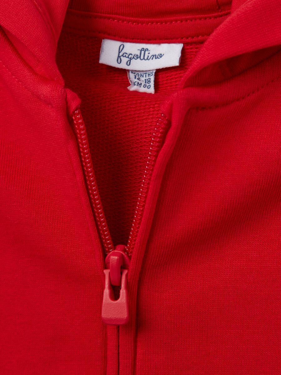 Full-zip in French Terry con cappuccio_2