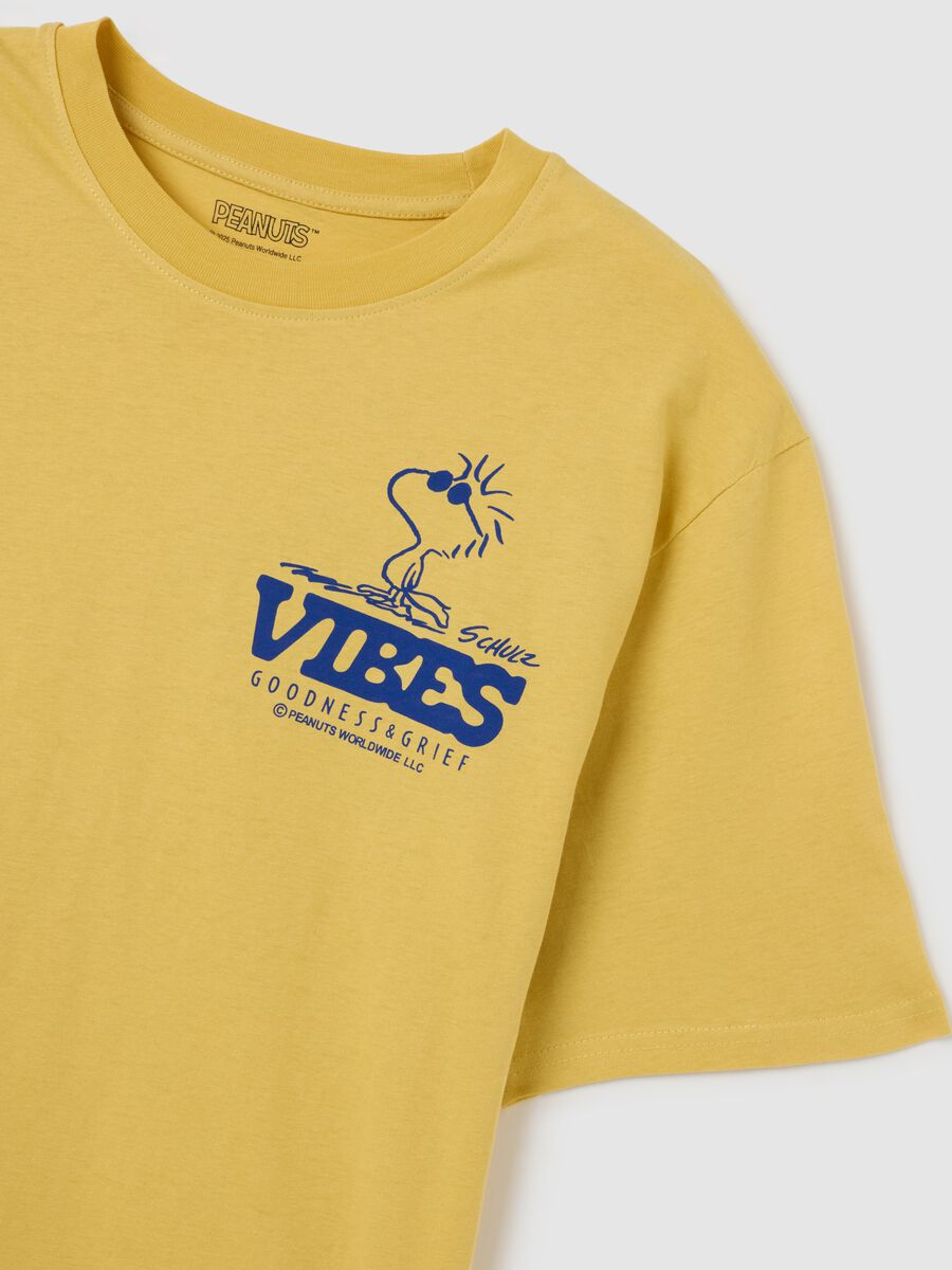 Yellow Pure Cotton T-shirt Relaxed Fit_5