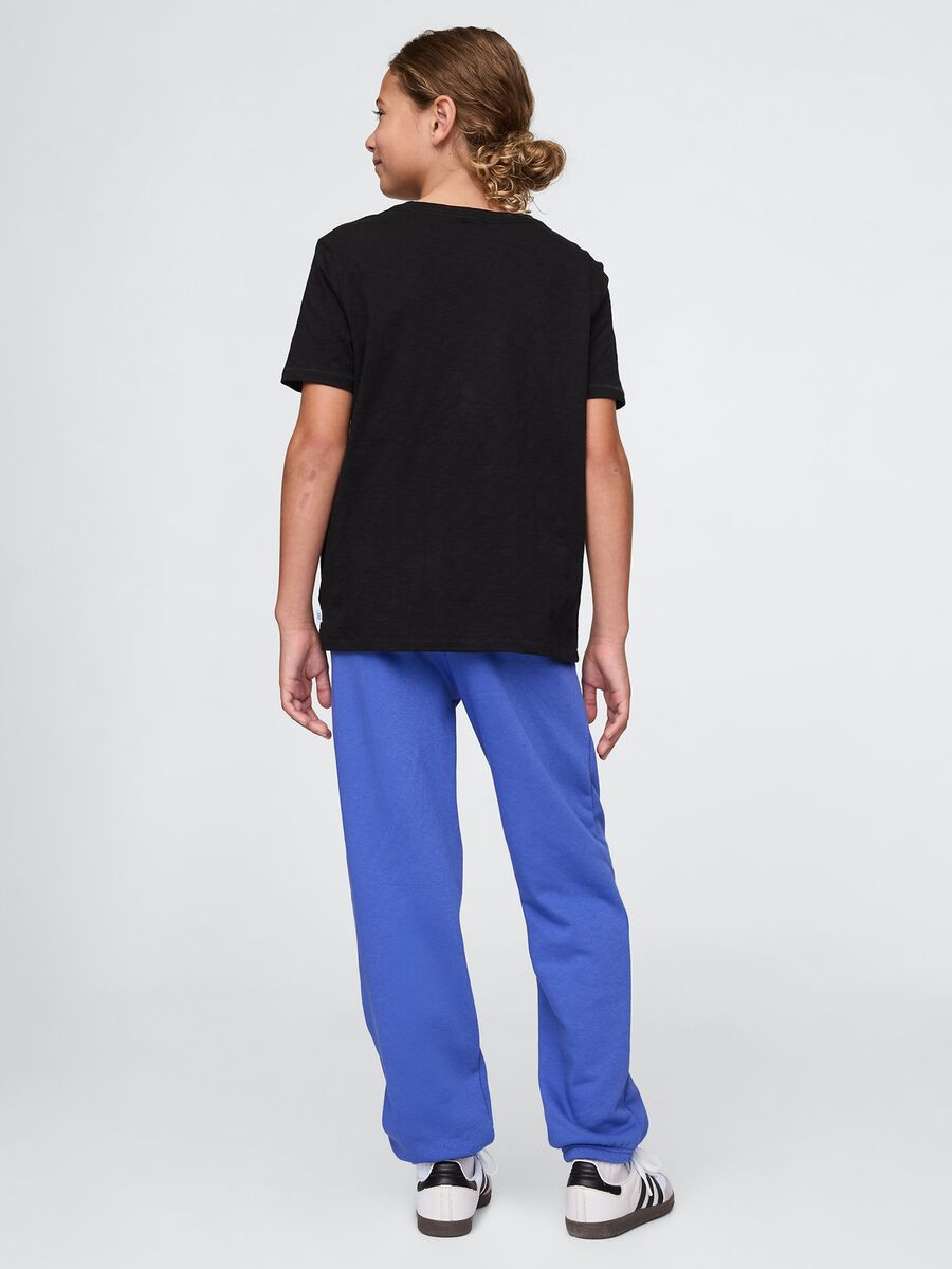 Pantaloni jogger in misto cotone_2