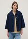 Regular fit blue denim cotton jacket with collar_2