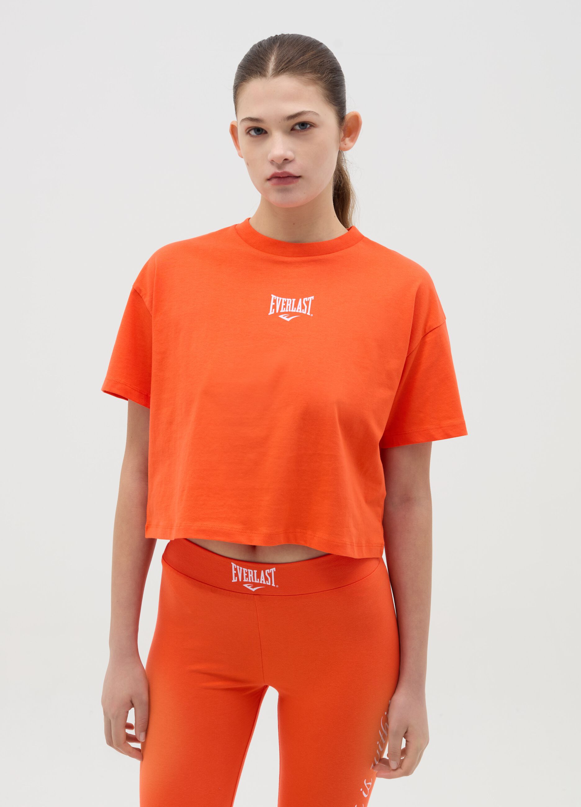 Cotton T-shirt with print