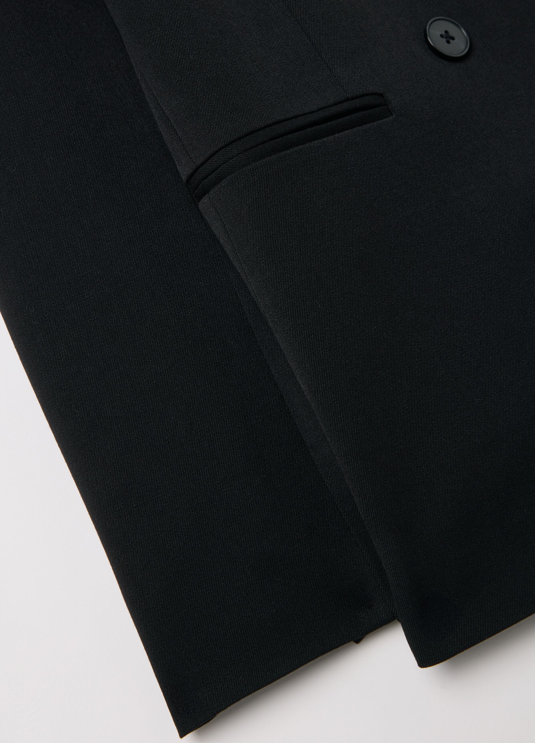 Blazer doppiopetto tinta unita