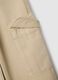 Girls' beige pure cotton cargo trousers regular fit_3