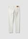 White slim-fit stretch cotton jeans_1