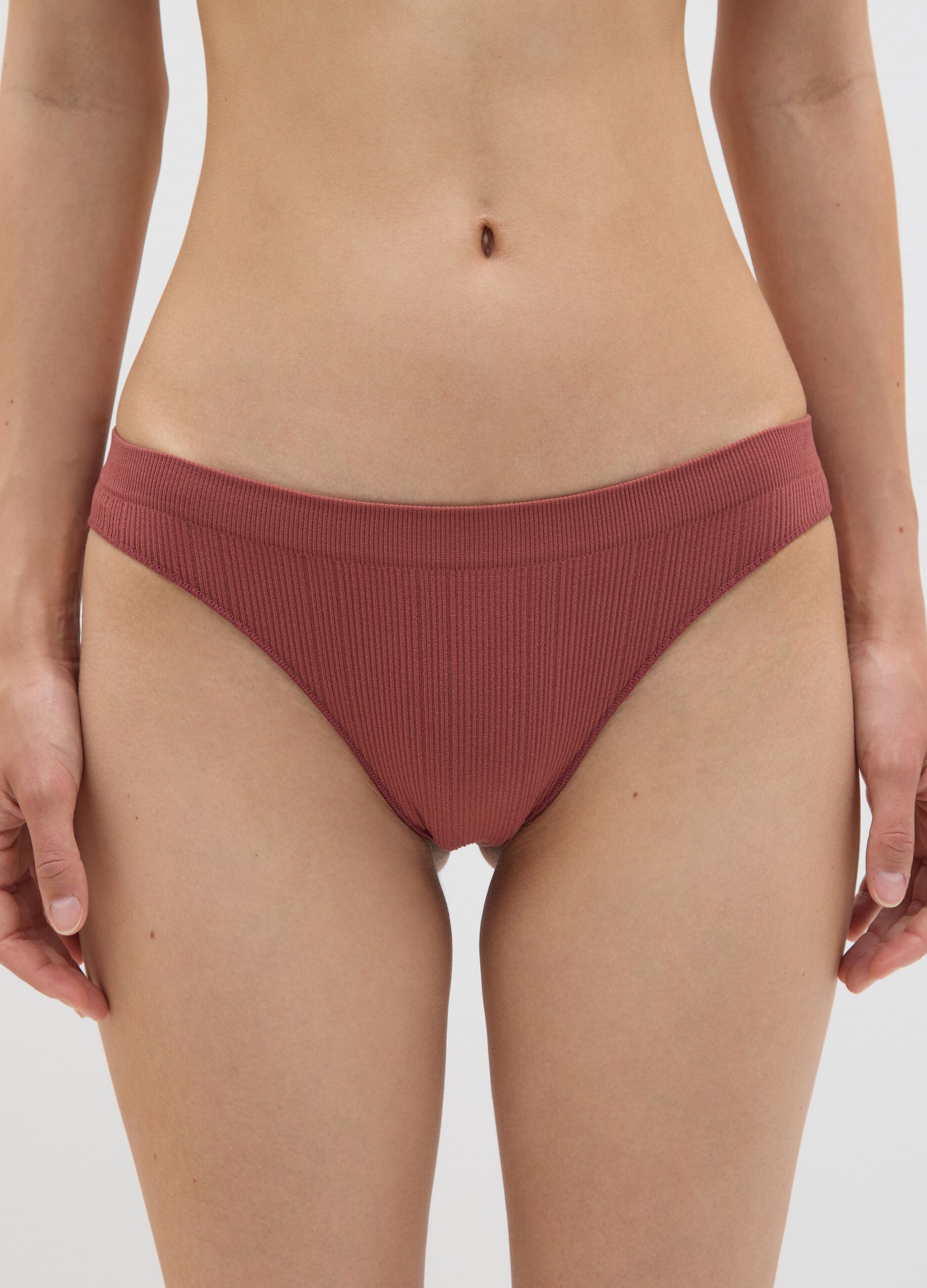 Slip in tessuto elasticizzato rosa regular fit