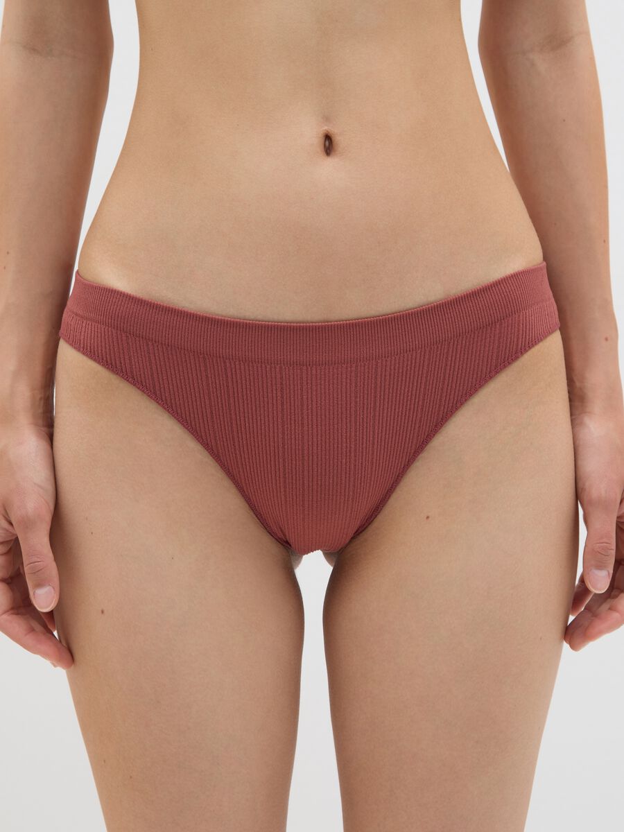 Slip in tessuto elasticizzato rosa regular fit_1