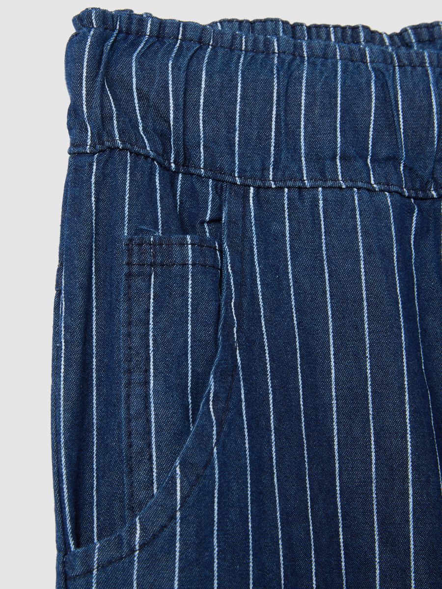 Women's blue pure cotton jumper with regular fit_5