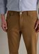 Regular Fit Brown Stretch Twill Trousers_3