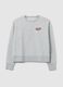Regular fit grey cotton blend sweatshirt_4