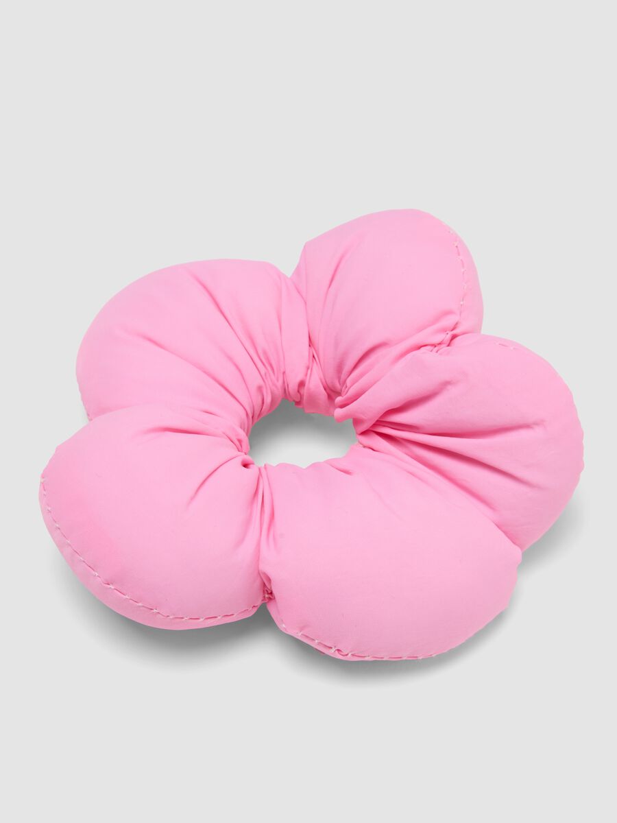 Pink flower-shaped hair clip_1