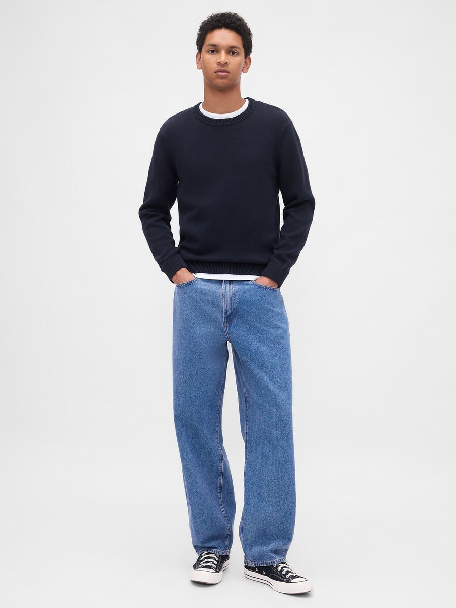 Blue Cotton Sweater_1