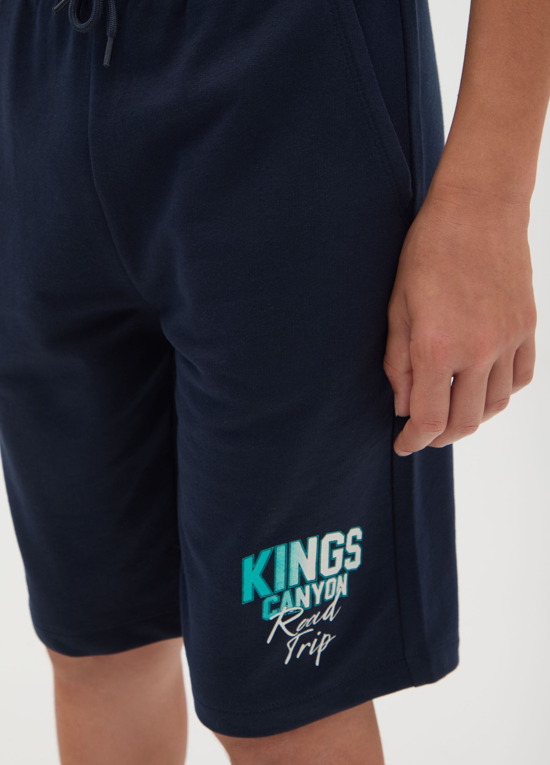 OVS Kids Blue Cotton Shorts