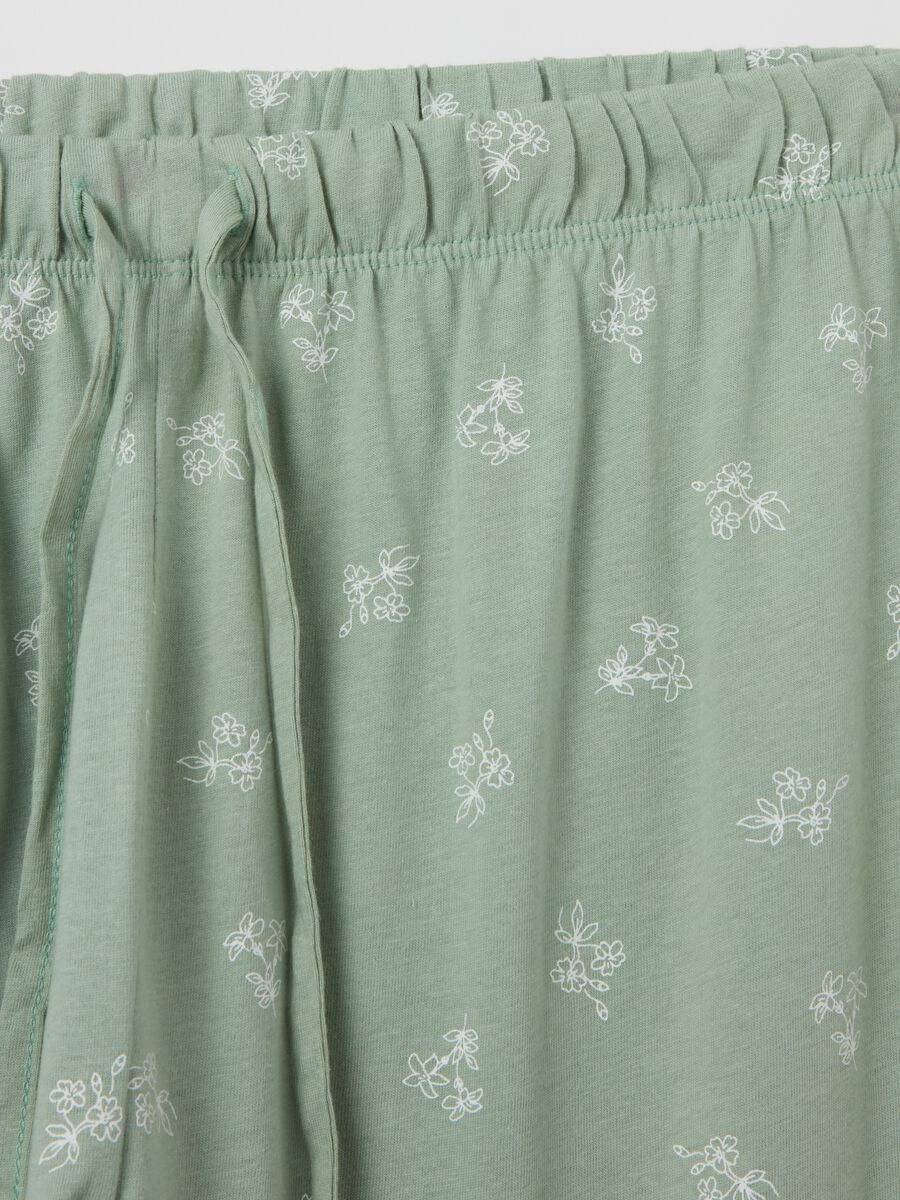 Cotton pyjamas with bouclé lettering_5