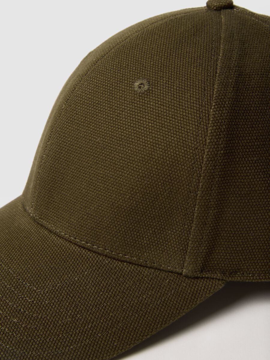 Cappello da baseball  in puro cotone verde_2