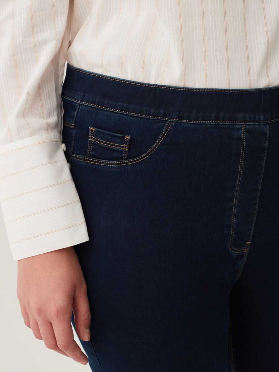Jeggings cropped con spacchetti Curvy_3
