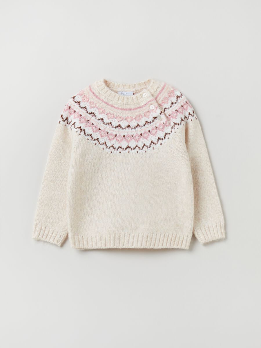 Pullover con lavorazione Fair Isle_0