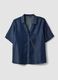 Blue pure lyocell short-sleeve shirt, regular fit_4