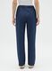 Wide leg pure cotton denim trousers_3