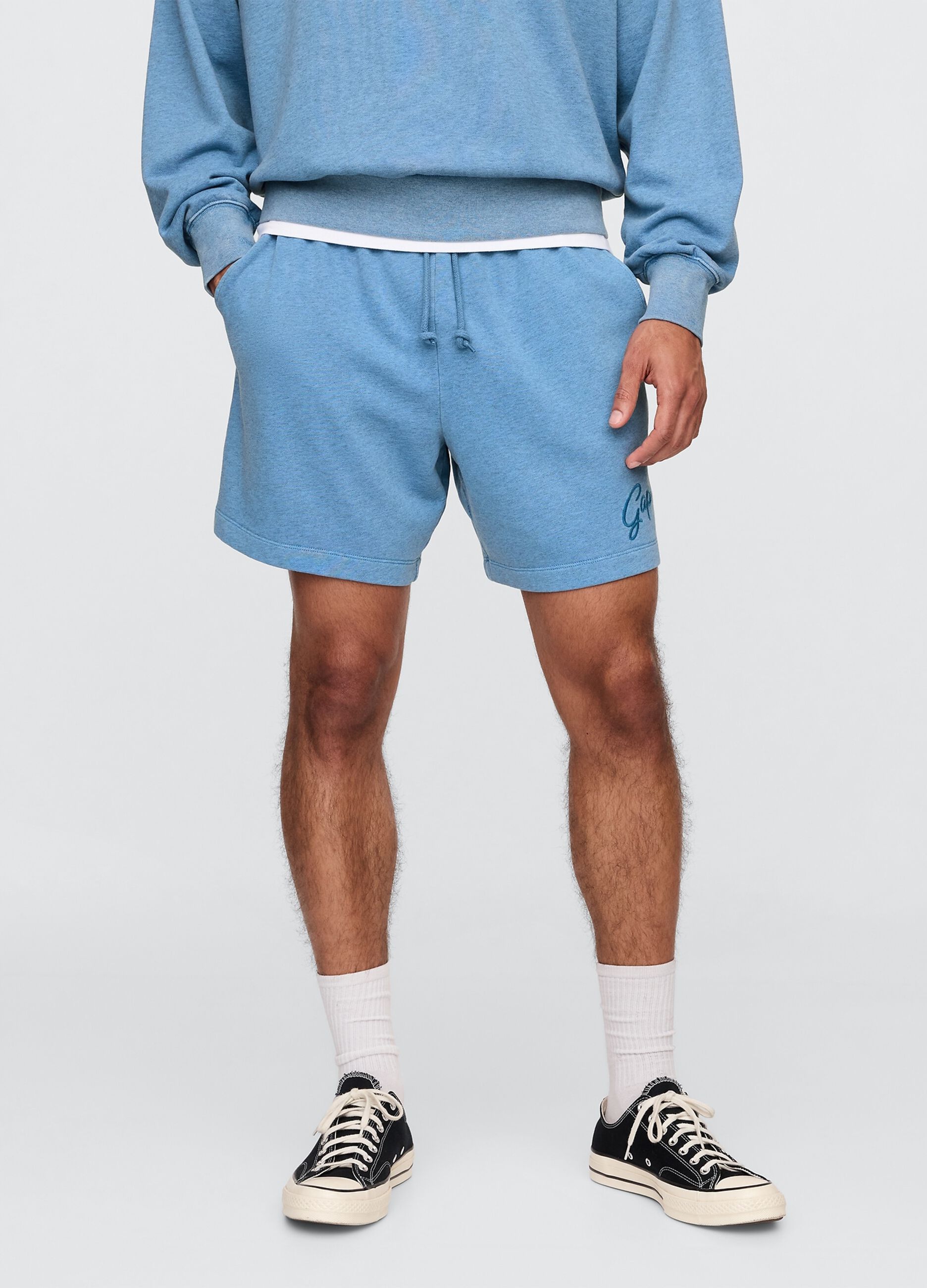 Azure blue Gap shorts in cotton blend