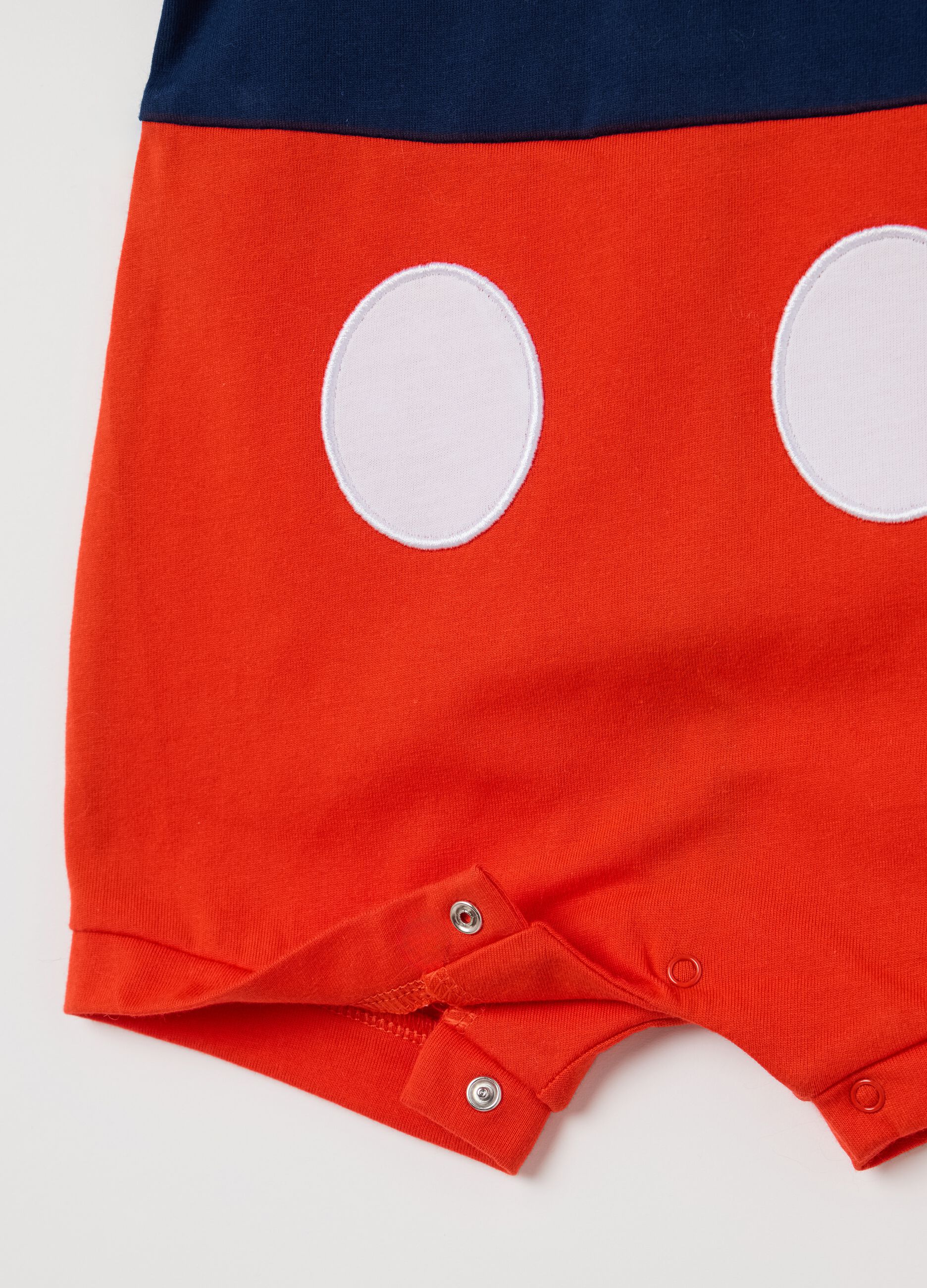 Cotton Mickey Mouse Romper with Hat