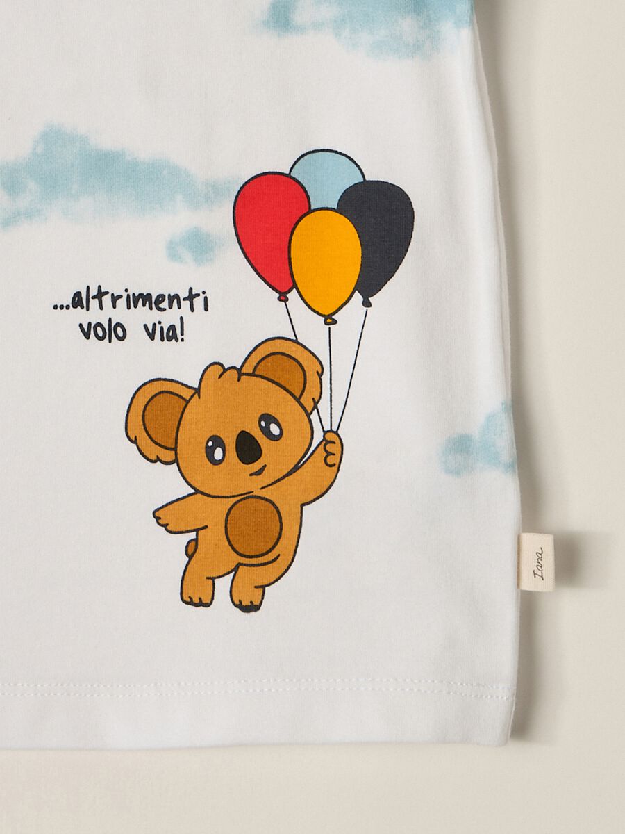 IANA newborn boy T-shirt in stretch cotton jersey_2