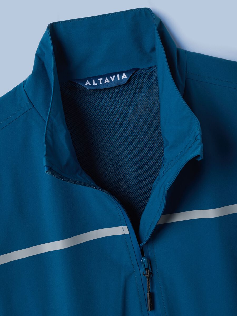 Giubbotto antivento ALTAVIA SAILING blu con zip_7