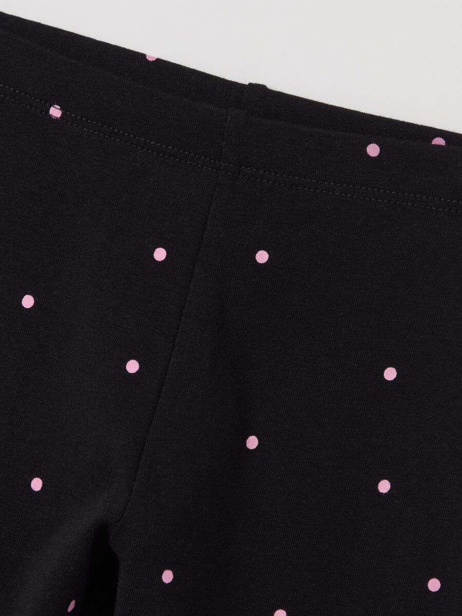 Jogging set with Minnie Mouse print and micro polka dots_3