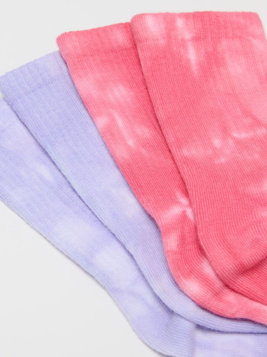 Two-pack socks with Tie-dye pattern_1