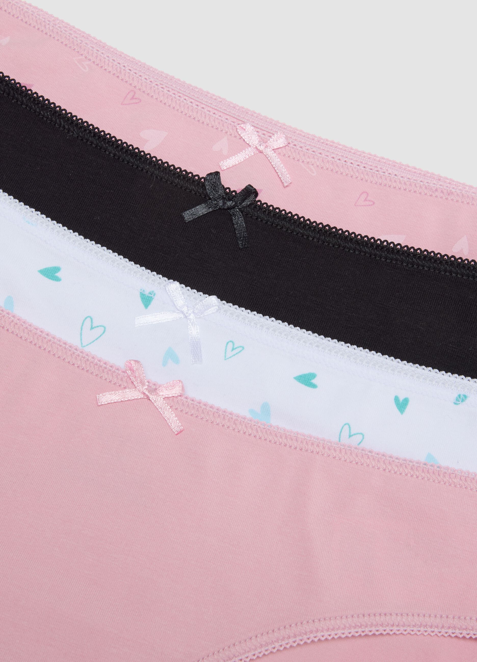 Girls&rsquo; 7-pack multicolour organic cotton briefs