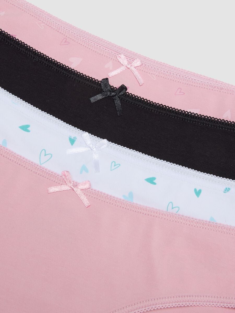 Girls&rsquo; 7-pack multicolour organic cotton briefs_2