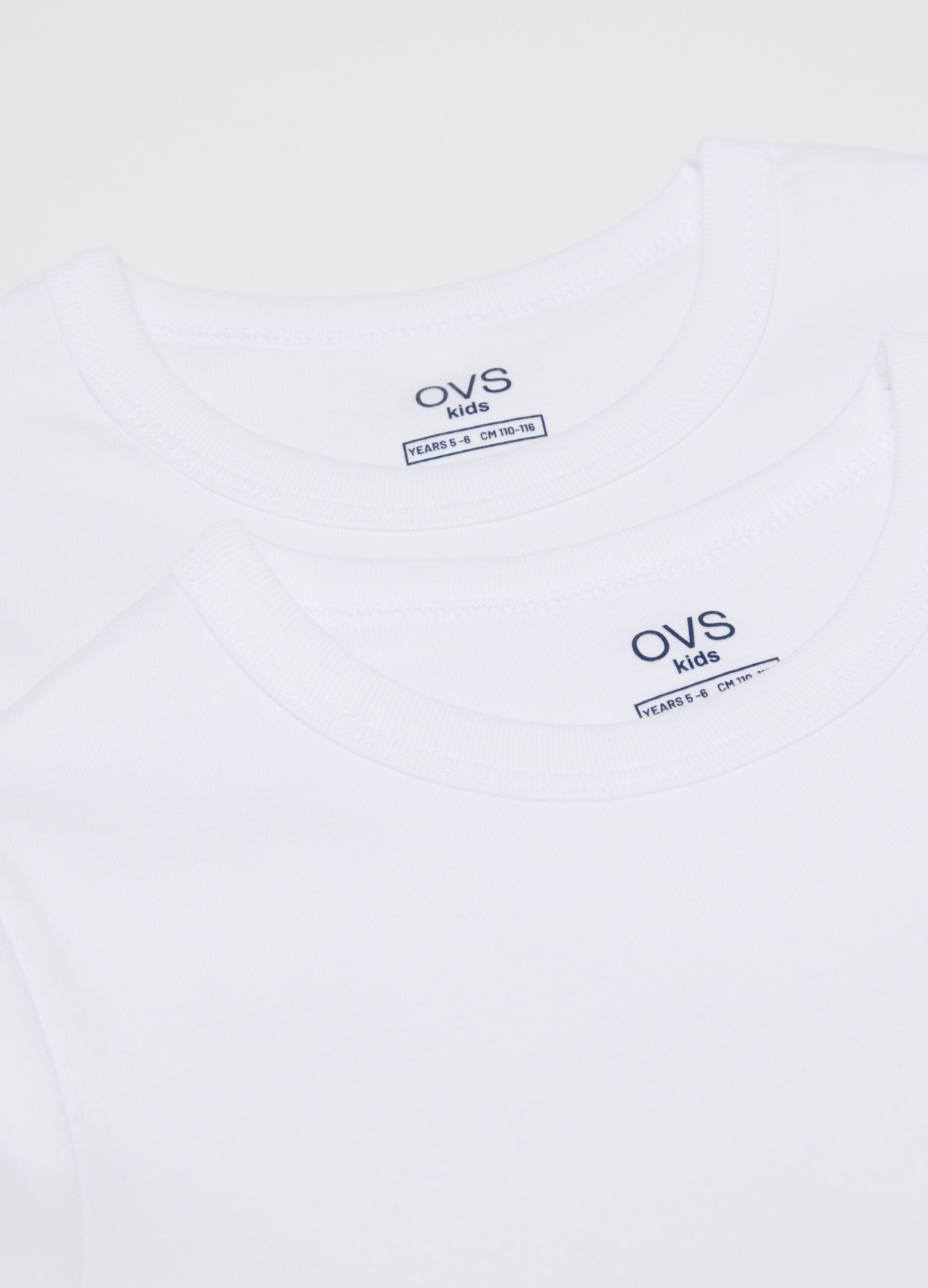 Two-pack organic cotton undershirts