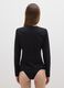Black Stretch Long Sleeve Top_2