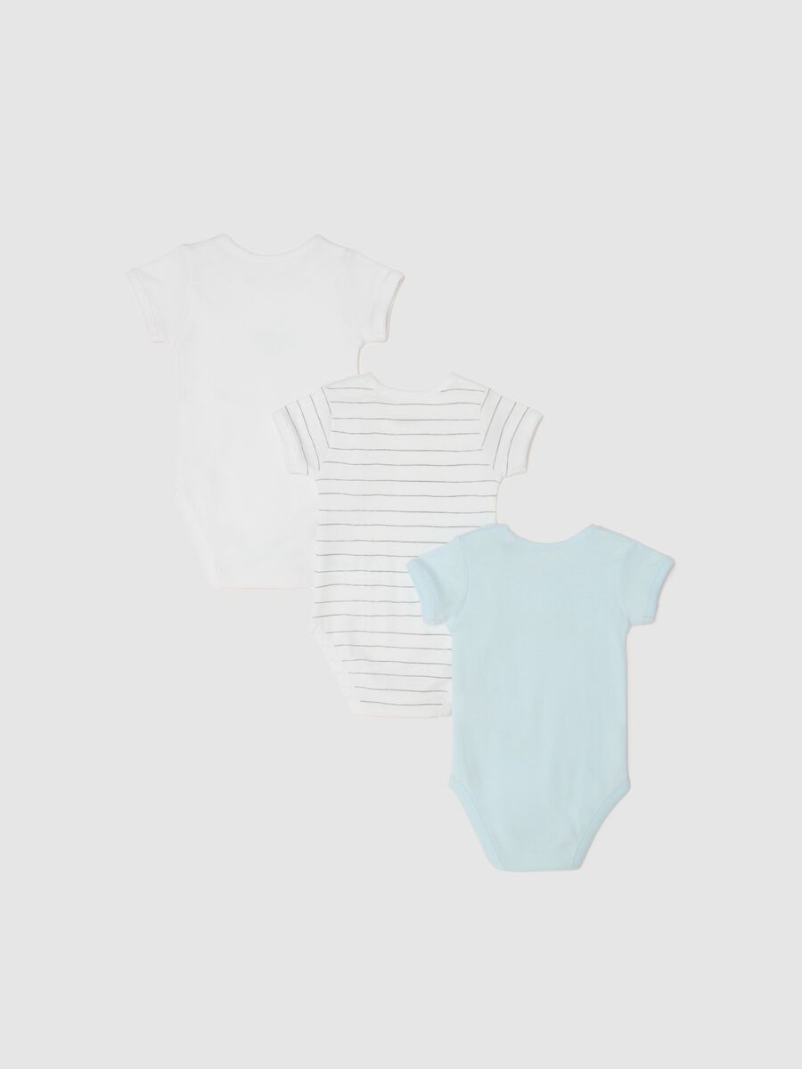Three-pack bodysuits in organic cotton with print_1